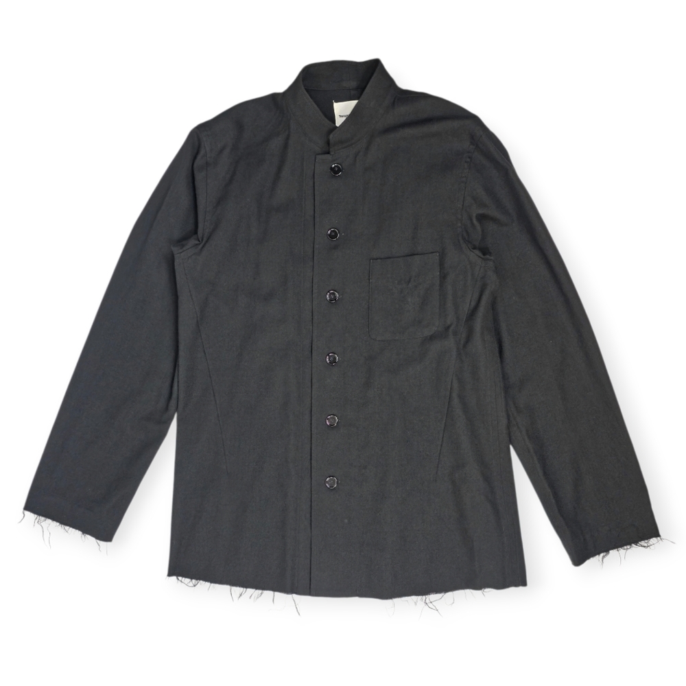 TAKAHIROMIYASHITA The Soloist 2015 Wool Shirt Jacket Rough Cut Stand Collar 48